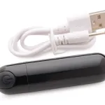 10x Rechargeable Vibrating Metallic Bullet - Black Intimate Care XR Brands