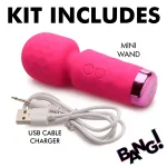10x Mini Silicone Wand - Pink Vibrators XR Brands