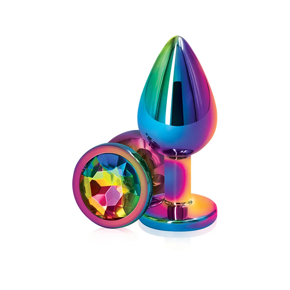 Rear Assets - Multicolor - Medium - Rainbow Anal Play nsnovelties