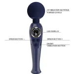 Skylar - Led Digital Display Wand - Blue Vibrators Pretty Love