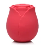 Inmi - Bloomgasm Wild Rose Silicone Suction Stimulator - Red Clit Stimulators | Wireless XR Brands