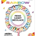 Rainbow Penis Candy Necklace Novelty Hott Products