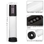 Peak Rechargeable Pump - Black/clear Strokers & Pumps CalExotics