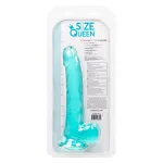 Size Queen 8 Inch - Blue Dildos CalExotics
