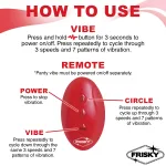 Love Connection Silicone Panty Vibe With Remote Control - Red Vibrators XR Brands
