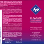 ID Pleasure 2.2 Fl Oz Lubes & Essentials I.D. Lubricants