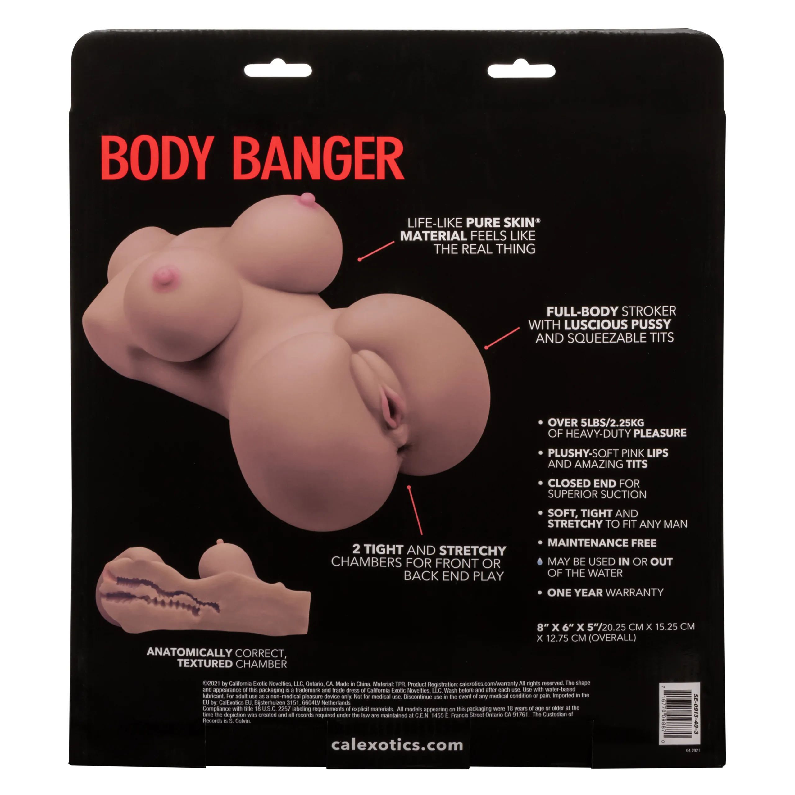 Stroke It Body Banger - Brown Strokers & Pumps CalExotics