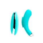 Niki Rechargeable Flexible Magnetic Panty Vibe - Turquoise Panties & Thongs VeDO