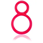 Ofinity Double Ring - Red Cockrings | Cockrings W/Dual Straps Screaming O