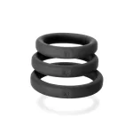 Xact- Fit 3 Premium Silicone Rings - #14, #15, #16 Cockrings | Adjustable Perfect Fit