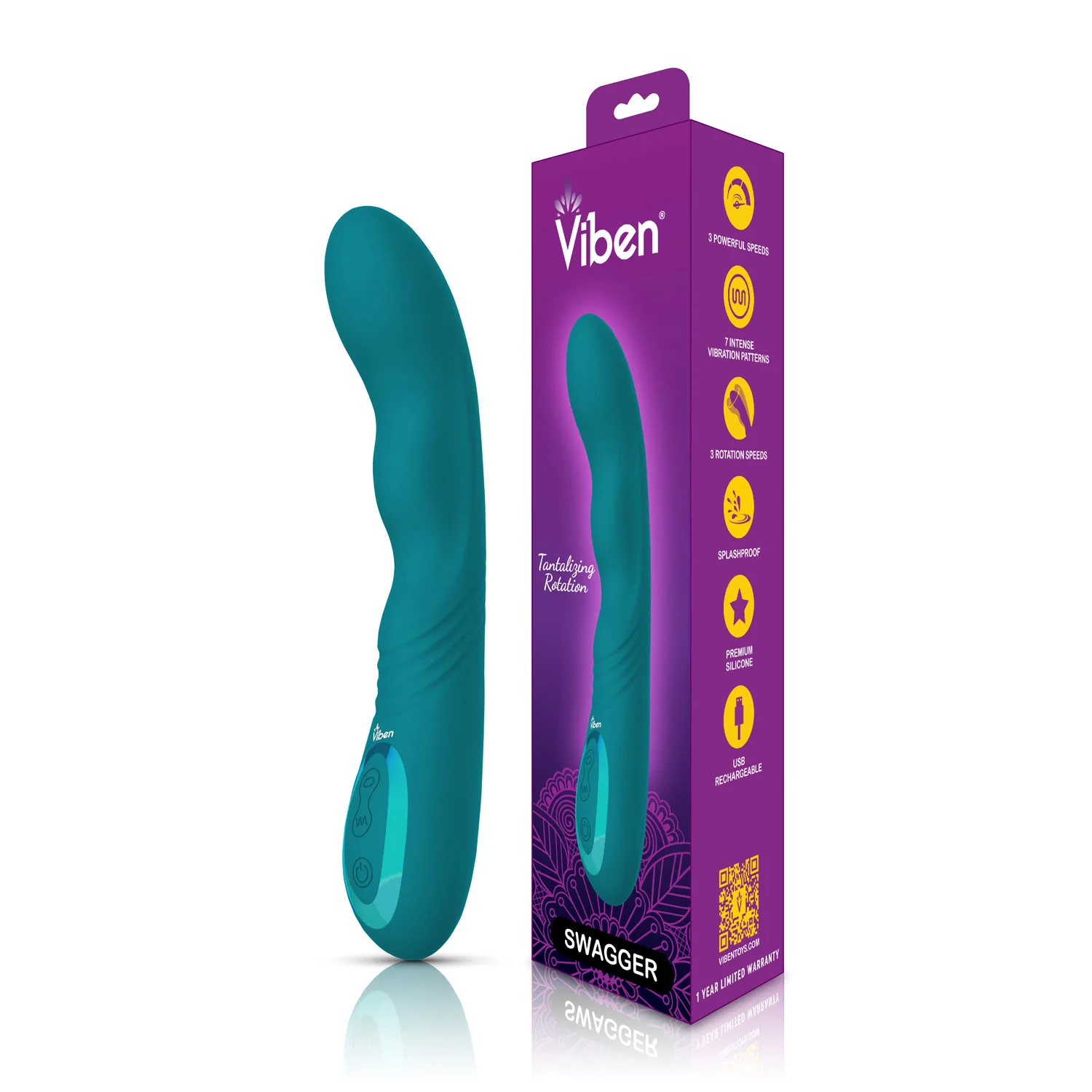 Swagger Wriggling G-Spot Vibe - Ocean Vibrators Viben