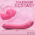 Extreme-G Inflating G-Spot Silicone Vibrator - Pink Lubes & Essentials XR Brands