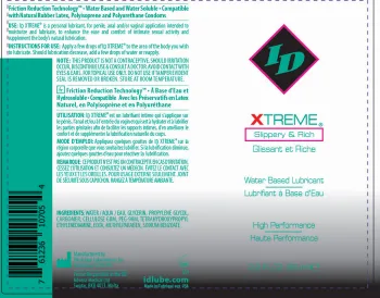 Xtreme 2.2 Fl Oz Bottle Lubes & Essentials I.D. Lubricants