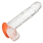 Alpha Liquid Silicone Prolong Large Ring - Orange Enhancers CalExotics