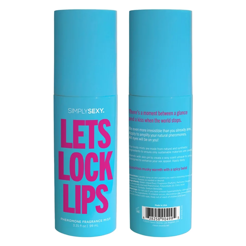 Lets Lock Lips - Pheromone Fragrance Mists 3.35 Oz Intimate Care Classic Brands