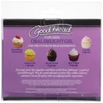 Goodhead - Oral Delight Gel - Cupcake - 5 Pack - 1 Fl. Oz. Festival & Rave Doc Johnson