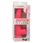 Rechargeable Rumbling and Thrusting Silicone Studs - Pink Festival & Rave CalExotics