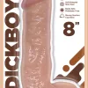 Dickboy - Skins - Dildo With Balls - 8 Inch - Vanilla Dick Lover Dildos Hott Products