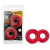 Stay Hard - Donut Rings Oversized - Red Cockrings | Ball Stretchers & Spreaders Blush