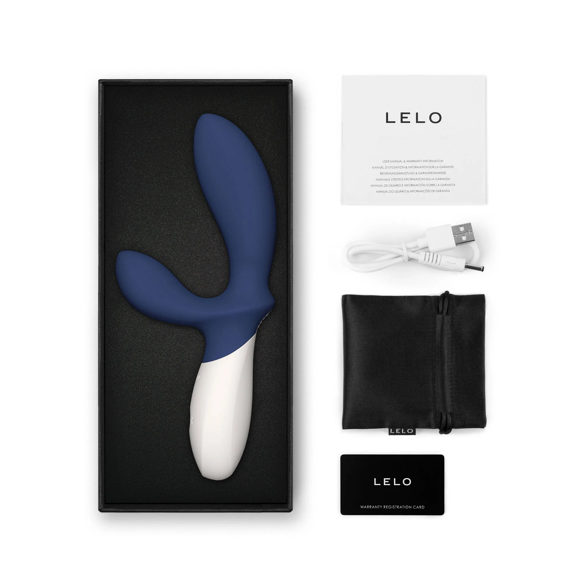 Loki Wave 2 - Base Blue Vibrators Lelo