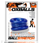 Neo 1.25 Inch Short Ball Stretcher Squishy Silicone - Blue Balls BDSM & Kink Oxballs