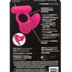 Silicone Rechargeable Double Diver - Pink Vibrators CalExotics