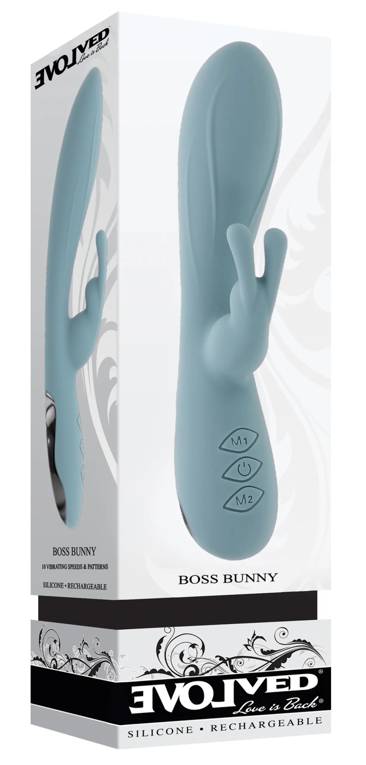 Boss Bunny Blue Vibrators Evolved Novelties