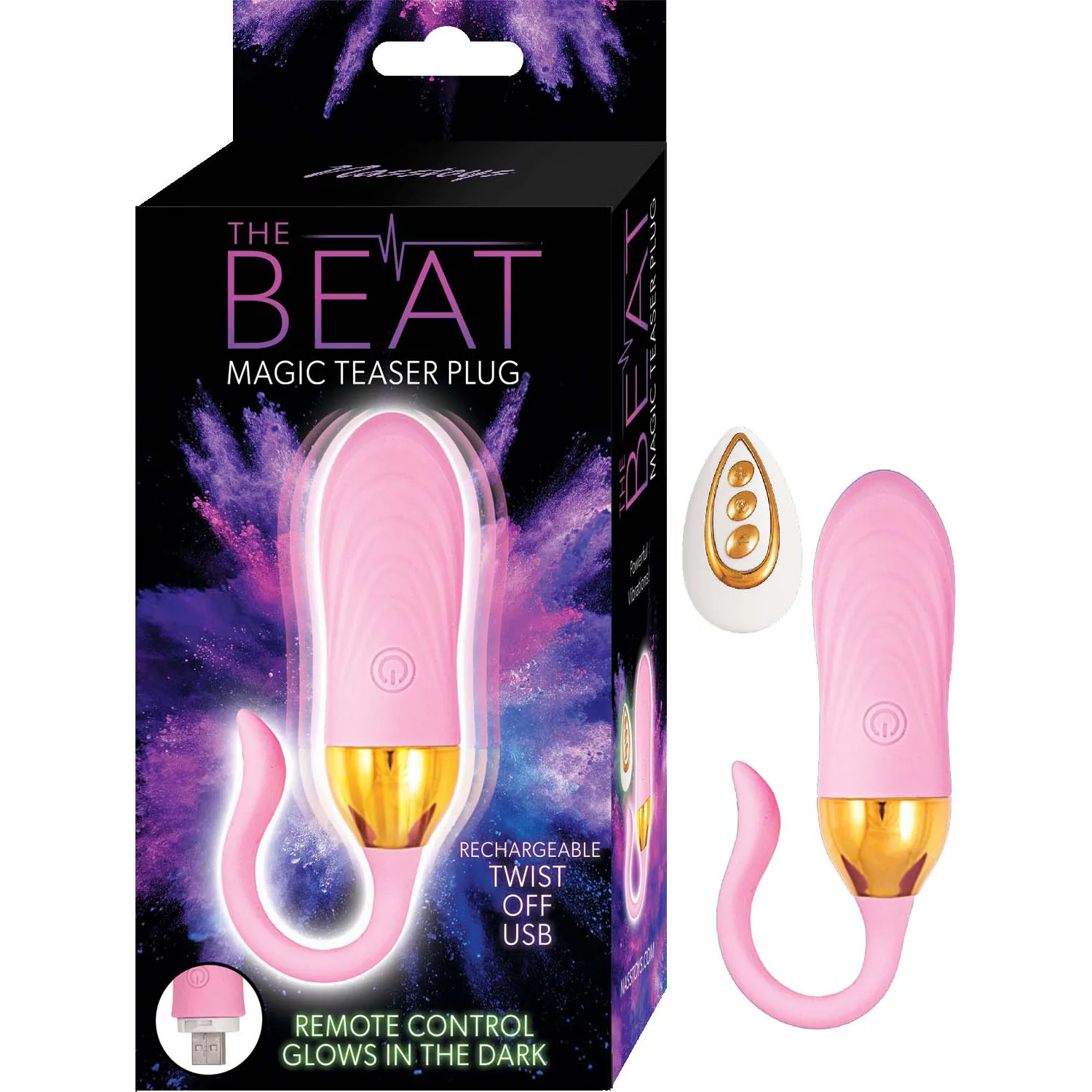 The Beat Magic Teaser Plug - Pink Anal Play Nasstoys