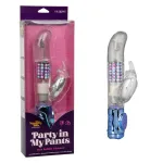 Naughty Bits Party in My Pants Jack Rabbit Vibrator Vibrators CalExotics