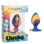Cheeky Medium Swirl Tie-Dye Plug Anal Play CalExotics