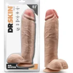 Dr. Skin - Mr. Mister - 10.5 Inch Dildo With Balls - Beige Dildos Blush