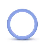 Performance - Silicone Glo Cock Ring - Blue Glow Cockrings Blush