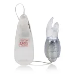 Pocket Exotics Snow Bunny Bullet - Clear Vibrators CalExotics