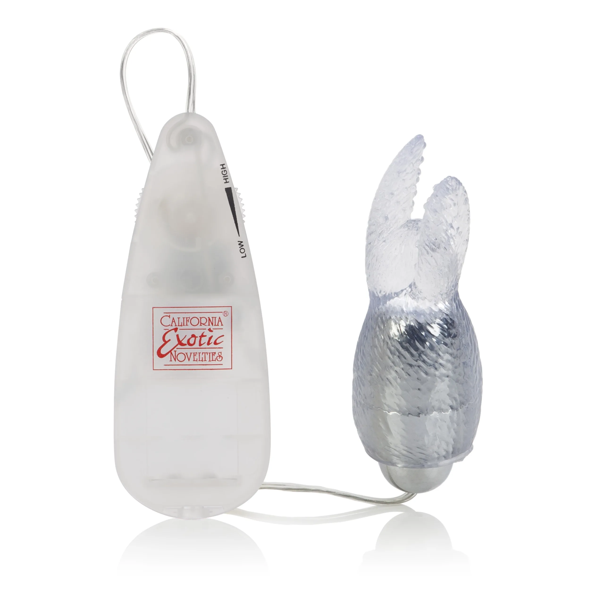Pocket Exotics Snow Bunny Bullet - Clear Vibrators CalExotics