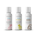 Wicked Simply Tropical Trio 1oz Travel Size Flavored Lubes Lubes & Essentials Wicked Sensual Care