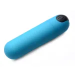 Bang Vibrating Bullet With Remote Control - Blue Vibrators XR Brands