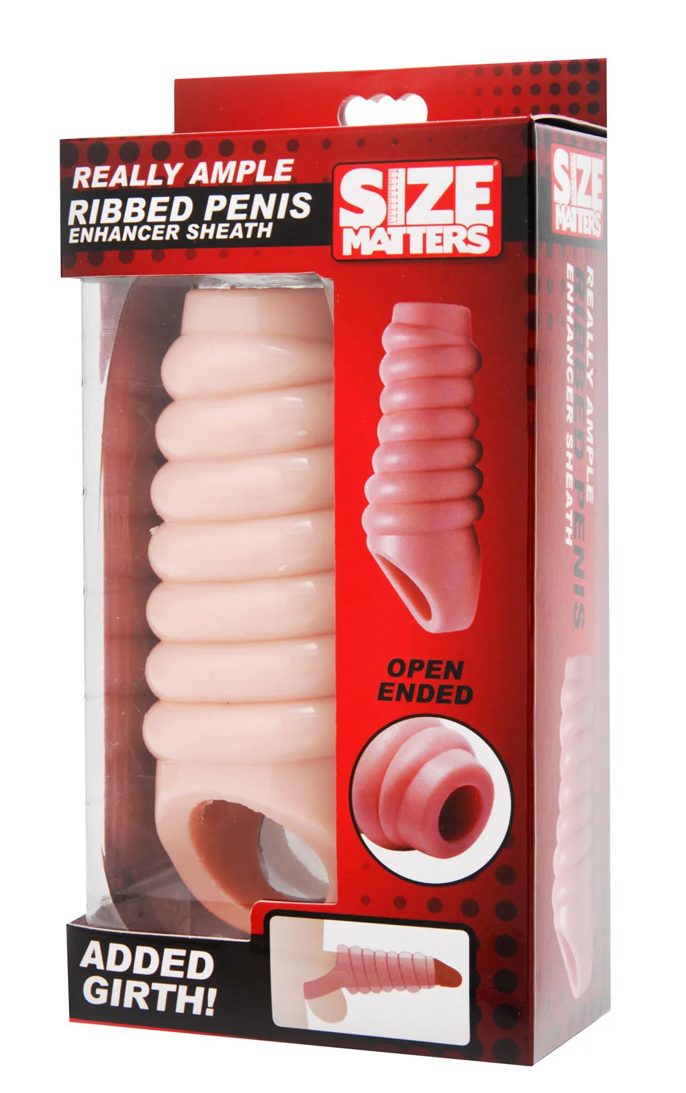 Really Ample Ribbed Penis Enhancer Sheath - Image 3