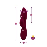 Pzazz G-Spot Thumping Rabbit - Ruby Vibrators Viben