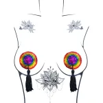 Lgbtqa and Xo Reusable Silicone Nipztix Accessories Neva Nude