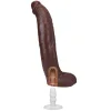 Signature Cocks - Brickzilla - 13 Inch Ultraskyn Cock With Removable Vac-U-Lock Suction Cup - Chocolate Anal Play Doc J…