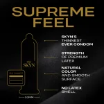 Skyn Supreme Feel 3 Count Condoms Lubes & Essentials Paradise Marketing