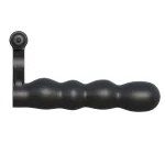 Fantasy C-Ringz Posable Partner Double Penetrator - Black Anal Play Pipedream