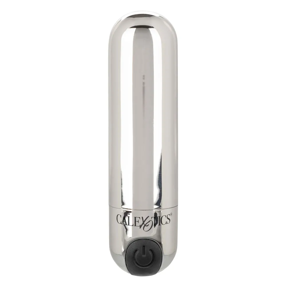 Rechargeable Hideaway Bullet - Silver Vibrators CalExotics