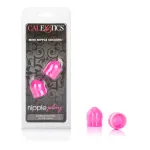 Nipple Play Mini Nipple Suckers - Pink Couples & C-Rings CalExotics