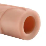 Fantasy X-Tension Mega 3-Inch Extension - Flesh Penis Extension & Sleeves | Non-Vibrating Pipedream