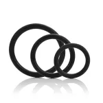 Tri-Rings - Black Cockrings CalExotics