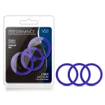 Performance - Vs1 Pure Premium Silicone Cockrings - Medium - Indigo Cockrings Blush