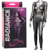 Radiance Crotchless Full Body Suit - Queen - Black Teddies & Bodysuits CalExotics