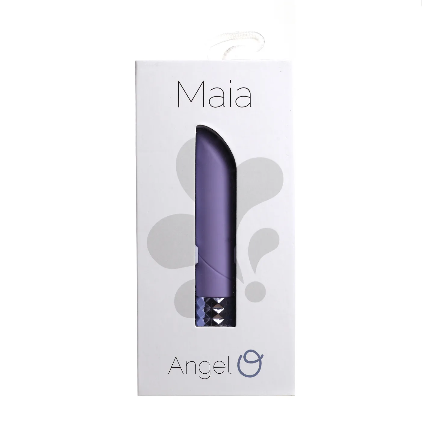 Angel Crystal Gems Bullet - Purple Vibrators Maia Toys