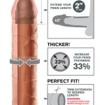 Fantasy X-Tension Perfect 2-Inch Extension Penis Extension & Sleeves | Non-Vibrating Pipedream